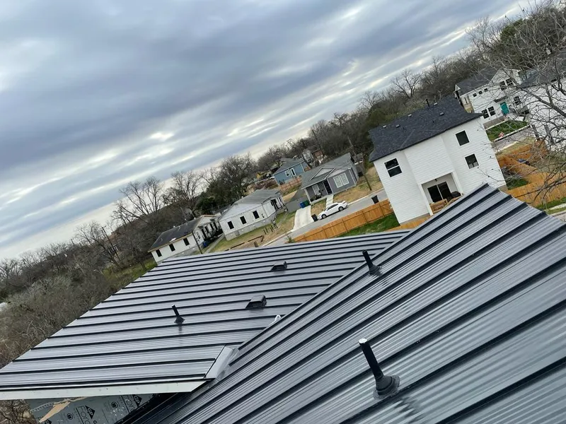 Standing seam metal roof panels with vents for Skylight Repair in Ceres